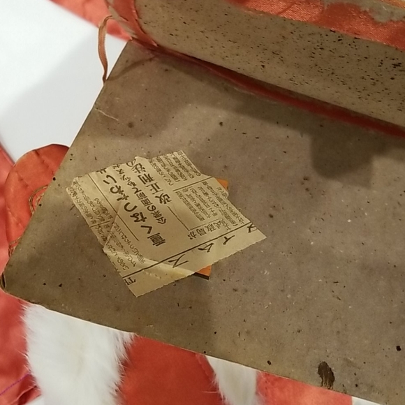 Asian Hand Embroidered Gold Dragon Red Silk Pajama Slippers Box Ensemble Size S - Picture 14 of 16